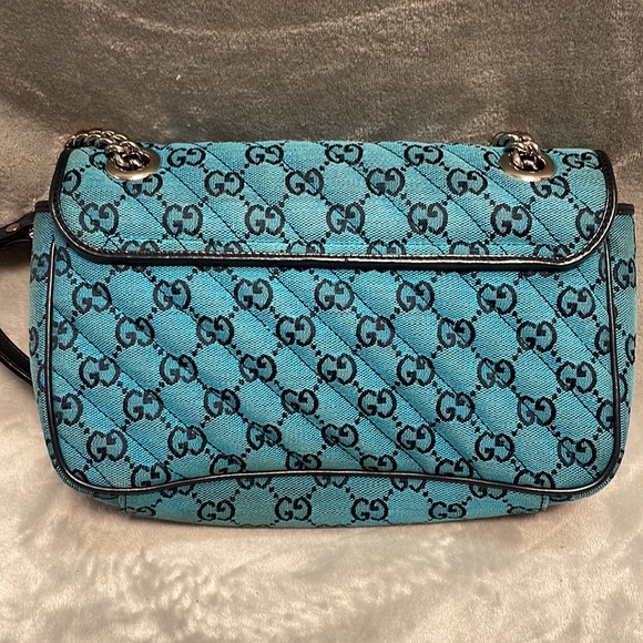 Gucci Small GG Marmont Multicolor Shoulder Bag - Picture 5 of 10
